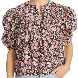 NWT La Vie Rebecca Taylor Falaise Floral Top